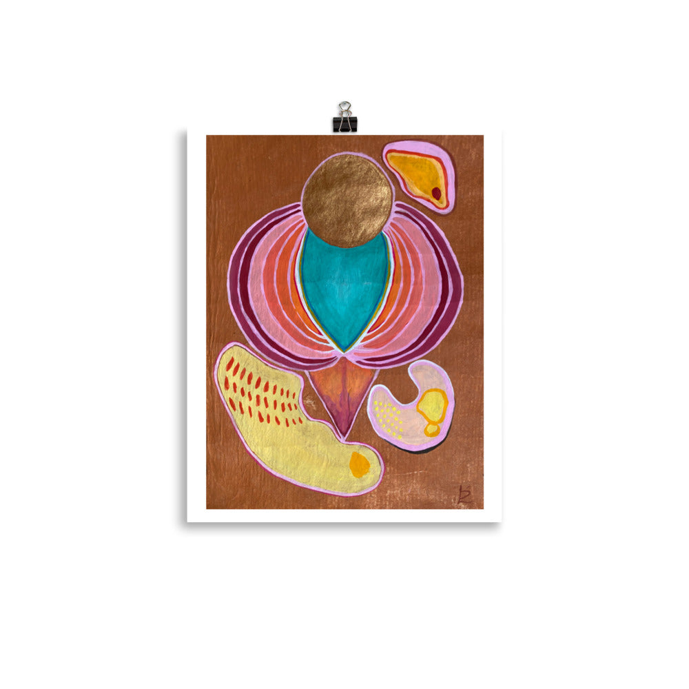 Anda Art Print Giclee Archival Dr Lacey Dupre Medicine Map