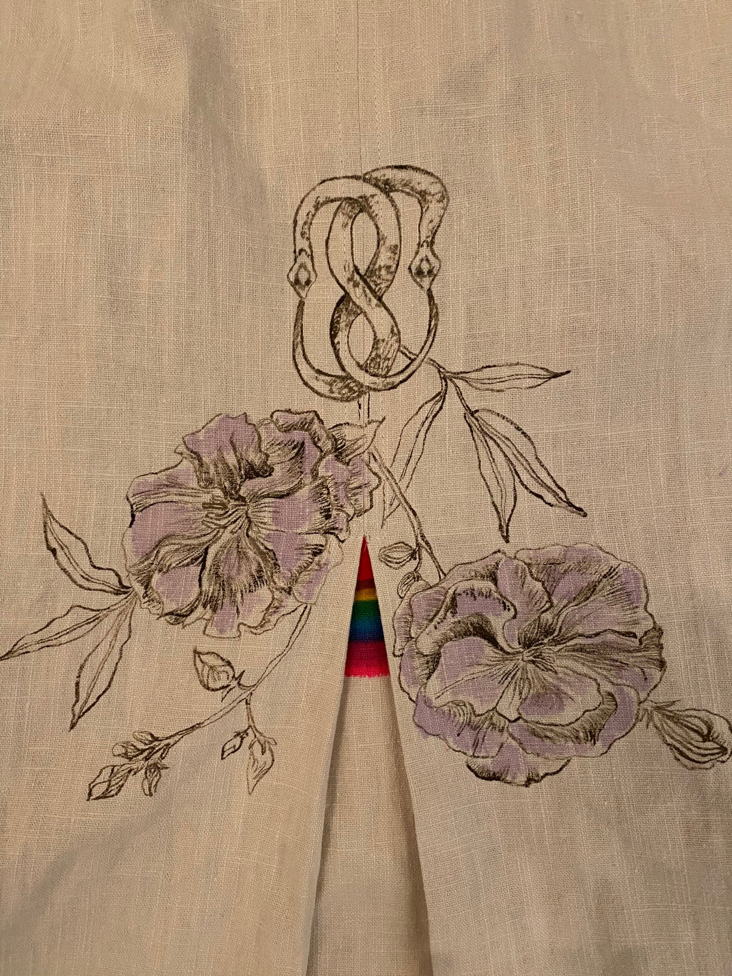 CUSTOM GARMENT -  Prism Cloth – Hand-Painted, Bespoke, Healing Garment | Lacey Dupre